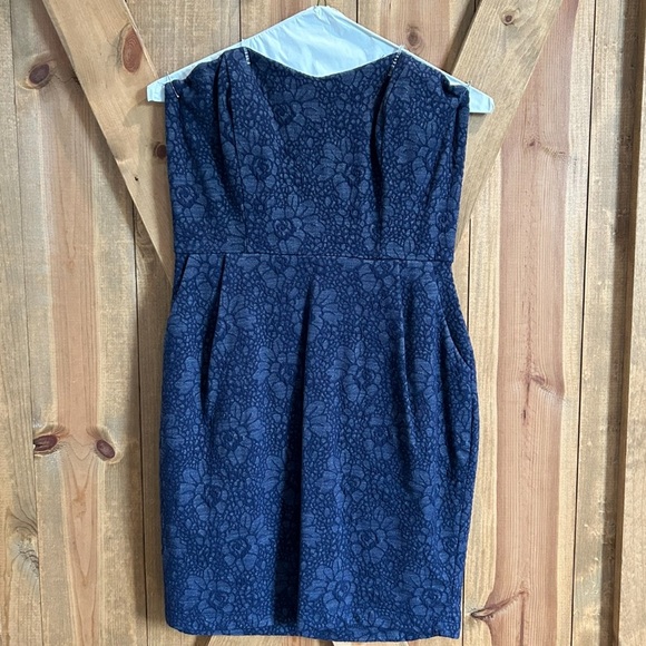 ✨ModCloth Navy Mini Dress w/Pockets✨ - Picture 1 of 2